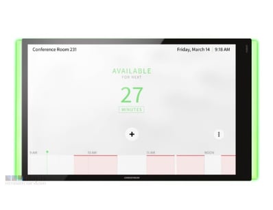 Crestron 10in Room Scheduling Touch Screen, Black ...
