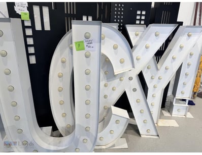 Metal Outdoor Marquee 
Letter [LED light - exclude...