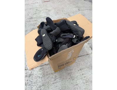 Bulk lot of neoprene diving and water sports boots...