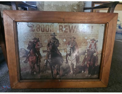 Framed Prints, Ned Kelly theme, SOLD AS LOT

Onsit...