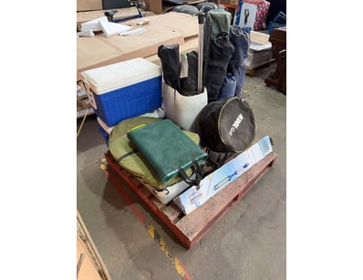 Comprehensive outdoor and camping equipment lot fe...