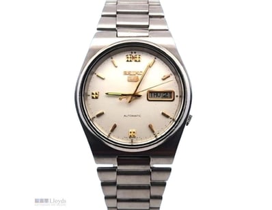 SEIKO 5 37MM STAINLESS STEEL 7009-3130 AUTOMATIC W...
