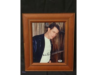 AUTOGRAPHED PHOTOGRAPH OF MICHAEL PARE.

Item Size...