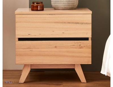RRP $958, Pair of Henley Bedside Tables Mid-centur...
