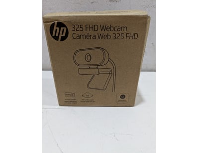 HP 325 FHD Webcam in original sealed cardboard pac...