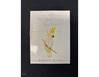 1990 ROYAL AUSTRALIAN MINT BIRDS OF AUSTRALIA SILV...