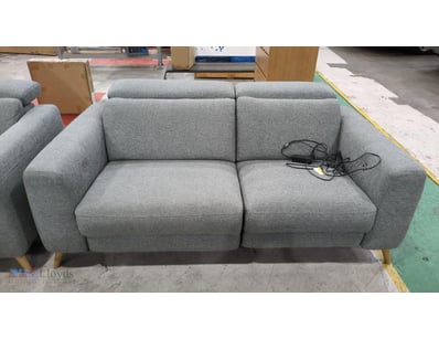 Archer Y0467 Dark Grey Electric 2 Seater Couch 

P...
