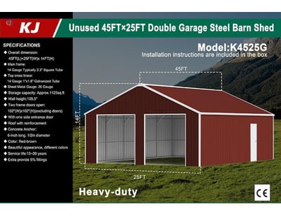 UNRESERVED Sydney Factory Direct Fences, Sheds &... - Lot 21