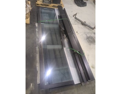 Industrial aluminium-framed Glass Sliding Door And...