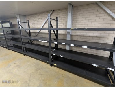 "Stock Racking - GSS, black steel, medium duty, ru...