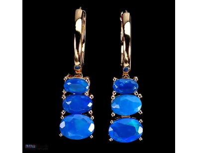 NATURAL BLUE OPAL EARRINGS.      

Natural Blue Op...