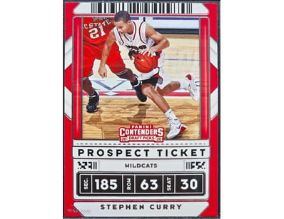 STEPHEN CURRY -  2020-21 PANINI CONTENDERS DRAFT P...