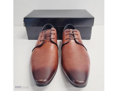 MC MENS DRESS SHOES BROWN , SIZE : 43