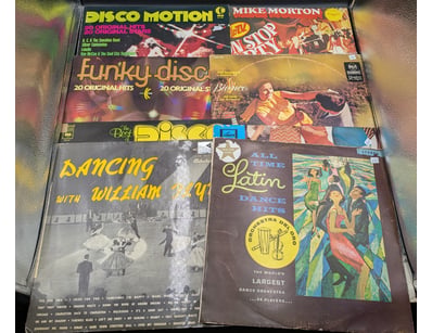 VINTAGE VINYL RECORD COLLECTION - DANCE & DISCO CO...