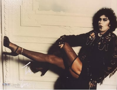 ROCKY HORROR PICTURE SHOW'S TIM CURRY SIGNED PHOTO...