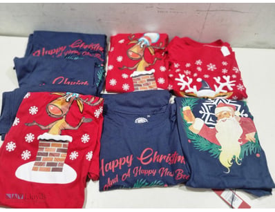 Festive Christmas t-shirts featuring holiday-theme...
