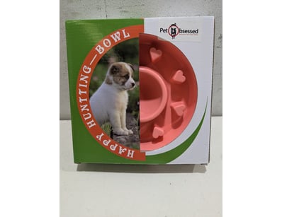 Pet Obsessed Happy Hunting Bowl - Red interactive ...