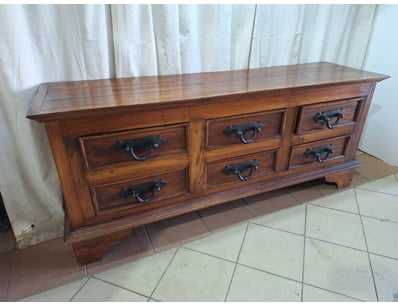 Entertainment Unit, Timber Style, Brown Finish 
...