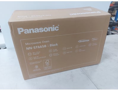 Microwave Oven, Panasonic, Model: NN-ST665B

