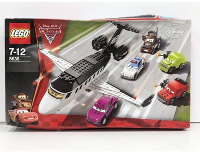 LEGO Disney Pixar Cars 2 set 8638 featuring an air...