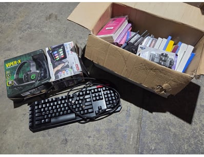 Homewares, including Omen Sequencer keyboard, asso...