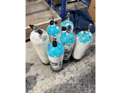Comprehensive scuba diving equipment collection fe...