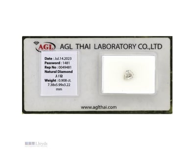 0.908CT, CERTIFIED, NATURAL DIAMOND     

Pear Bri...