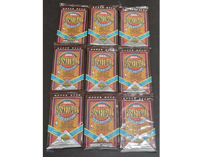 SET OF 9 NBA TRADING CARDS, UPPER DECK, 1991-92, 
...