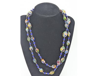 SILVER MURANO GLASS NECKLACE


583010+120


