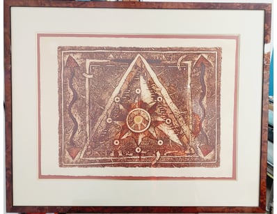 ANCIENT GAMES PAINTING - FRAMED ETCHING/PRINT

I...