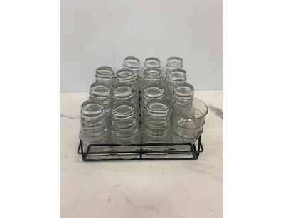 Lot of glass cafe cups. 

SOLD AS LOT

