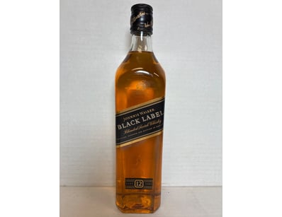 WHISKY, JOHNNIE WALKER, BLACK LABEL BLENDED SCOTCH...