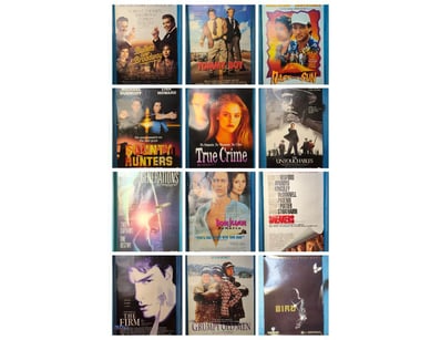 COLLECTION OF MOVIE POSTERS, INCLUDING BIRD, TOMMY...