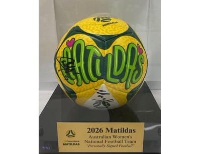 2026 MATILDAS PERSONALLY SIGNED FOOTBALL (2026 ASI...