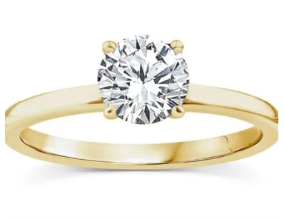 9K WHITE GOLD 1.00CT F VS LAB DIAMOND RND TRILOGY ...