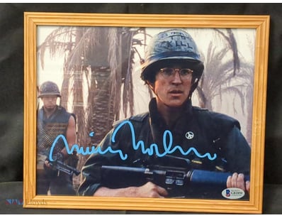 AUTOGRAPHED PHOTOGRAPH OF MATHEW MODINE.

Item Siz...