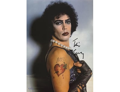 ROCKY HORROR [ICTUR SHOW TIM CURRY SIGNED PHOTO

T...