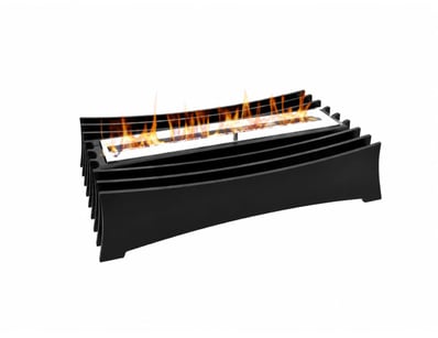 Bioethanol Fireplace – Contemporary Black Grate Fi...