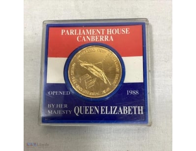 1988 OPENING OF PARLIAMENT HOUSE CANBERRA BY HER M...