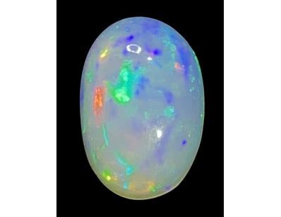 1.30 CARAT CERTIFIED NATURAL WHITE OPAL

Identif...