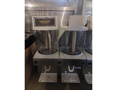 Professional-grade Belgian chocolate tempering mac...
