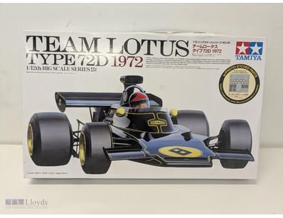 TAMIYA TEAM LOTUS TYPE 72D 1972 1/12 BIG SCALE MOD...