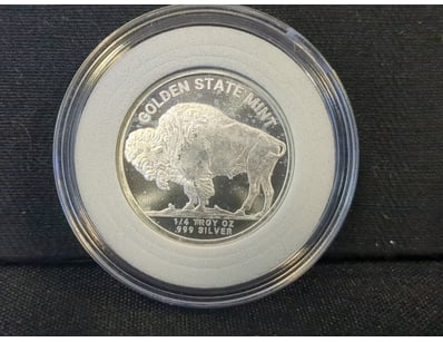 GOLDEN STATE MINT BUFFALO AND LIBERTY SILVER PROOF...