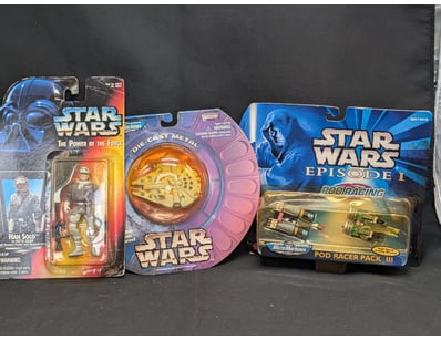 STAR WARS COLLECTIBLE LOT - POWER OF THE FORCE, EP...