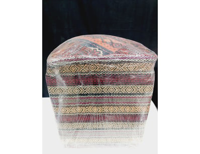 KILIM OTTOMAN POUF

Condition: Good - Refer To Ima...