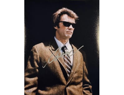 CLINT EASTWOOD SIGNED PHOTO'DIRTY HARRY'

Clint Ea...
