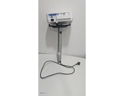 BenQ 1080P DLP projector mounted on adjustable sta...