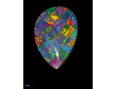 3.6CT GENUINE COOBER PEDY MOSAIC OPAL TRIPLET   

...