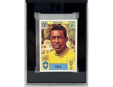 VALUED @ $299. PELE MEXICO 1970 #38 SOCCER STICKER...