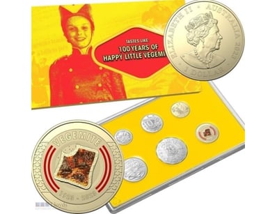 2023 AUSTRALIA VEGEMITE CENTENARY UNC COLOURED $1 ...